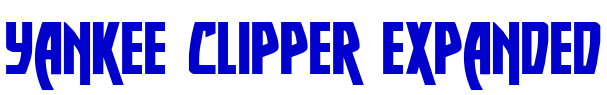 Yankee Clipper Expanded Schriftart